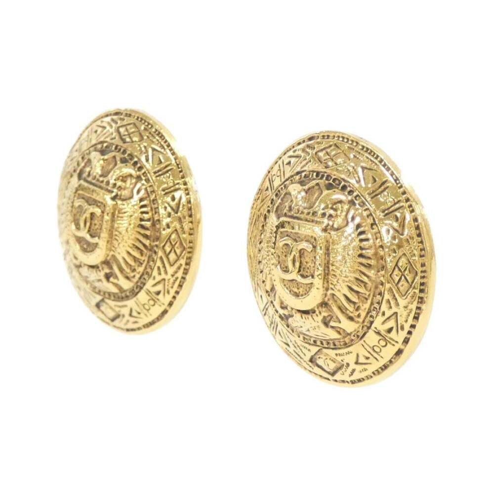 CHANEL Authentic Gold Earrings - Picture 2 of 3